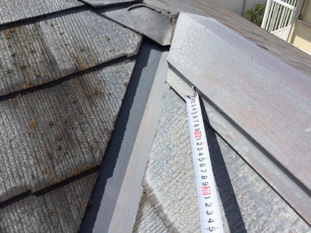 稲美町で交換予定の棟板金